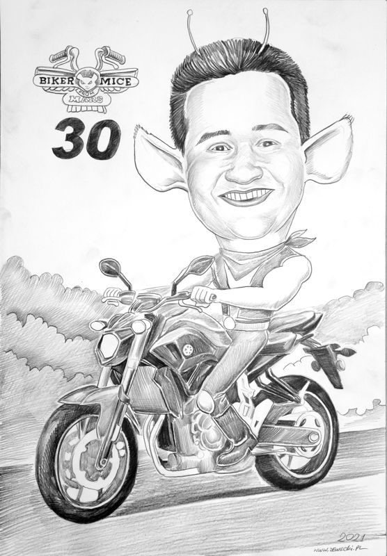 prezent na 30 urodziny dla motocyklisty