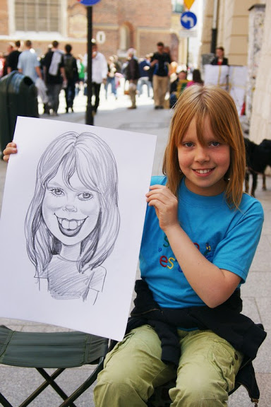 karykaturzysta na wesele